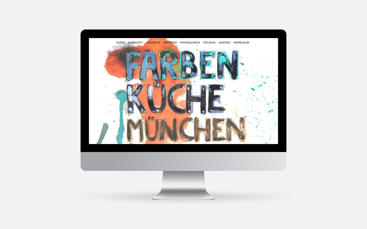Website Farbenküche, Ruth Detzer