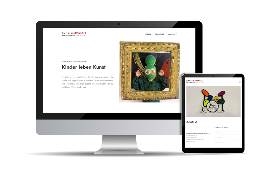 Webdesign Kinderforum van de Loo
